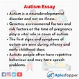 Autism Essay | Essay on Autism for Students and Children in English