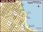 Mar del Plata Mapa Imagen | Mapa de Argentina Completo