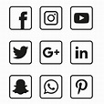 White Social Media Icon Png at Vectorified.com | Collection of White ...