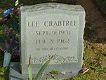 Lee Crabtree (1901-1962) - Mémorial Find a Grave