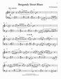 Eric Baumgartner "Burgundy Street Blues" Sheet Music PDF Notes, Chords ...