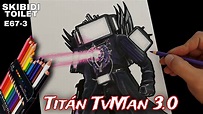 Como Dibujar a ( TITAN TV MAN 3.0 UPGRADE ) Episode 67 | drawing ...