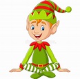 an elf sitting on the floor with his hands in the air and smiling at ...