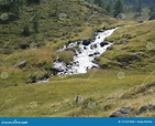 Wilder Strom in Den Bergen Von Italien Stockfoto - Bild von wild ...