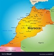 A Map Of Morocco - Cities And Towns Map