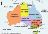 Carte Australie et plan de l'Australie - Australie Voyage
