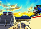 Illustrations : Tenochtitlan forever by nosuku-k on DeviantArt