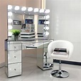 Abby Premium Mirrored Vanity Table - Impressions Vanity Co. in 2021 ...