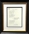 John Lennon - "Grow Old With Me" Framed Limited Edition Hand Written ...