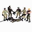 6 piezas de modelos de soldados de juguete modernos soldados americanos ...