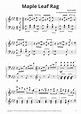 Maple Leaf Rag Sheet Music | Joplin | Piano Solo