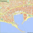 Detailed map of Cannes City Centre - Ontheworldmap.com