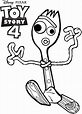 Dibujos de Forky En Toy Story 4 para Colorear, Pintar e Imprimir ...