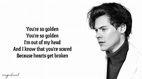 Harry Styles - Golden (Lyrics) - YouTube Music