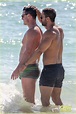Luke Evans & Boyfriend Victor Turpin Bare Their Shirtless Bodies, Look ...