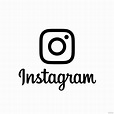 Free Instagram Logo Black And White Vector - EPS, Illustrator, JPG, PNG ...