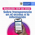 La Resolución 1519 del 2020 facilita... - Gobierno Digital