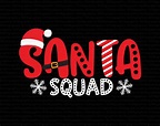 Santa Squad Svg Christmas Svg Santa Hat Svg Christmas Squad - Etsy Ireland