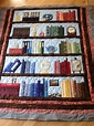 250 best Bookshelf quilts images on Pinterest | Book quilt ...
