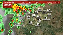INTERACTIVE RADAR | Isolated strong to severe storms possible Sunday ...
