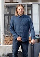 Sam Worthington looks completely different with long hair in Sydney ...