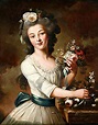 18th Century Painting Woman - Painting Watercolor