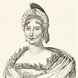 Maria-Letizia Bonaparte (1750-1836) Corsican noblewoman and the mother ...