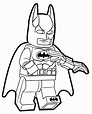 Lego Batman coloring pages for kids - Lego Batman Kids Coloring Pages