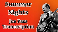 Joe Pass - Summer Nights - Guitar Transcription - YouTube