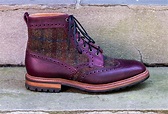LEATHER/HARRIS TWEED COUNTRY STYLE BOOTS – Correspondent Shoes Store