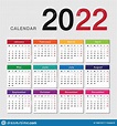 Modelo De Calendarios 2022 Para Imprimir - IMAGESEE