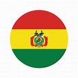 bandeira redonda da bolívia 4416274 Vetor no Vecteezy