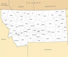 Printable Montana Map