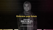 Embrace your future | Oxford Brookes University - YouTube