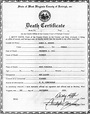 Death Certificates Templates | Template Business