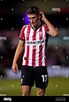 Lincoln City’s Dylan Duffy during the Carabao Cup third round match at ...