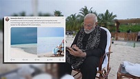 印度總理莫迪發帖文讚印度小島風光 惹馬爾代夫人不滿 | Now 新聞