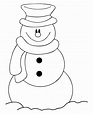 10 Best Printable Christmas Snowman PDF for Free at Printablee