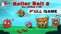 🔴Roller Ball 6: Bounce Ball 6 FULL GAME (all levels 1-180) / Gameplay ...