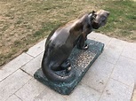 Pantherkatze – Bildhauerei in Berlin