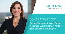 The National Law Journal Names Alexandra Cunningham Among 2020 ...