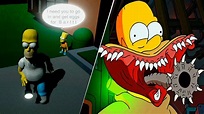 El MEJOR juego de TERROR de los SIMPSONS | Eggs For Bart | Link de ...