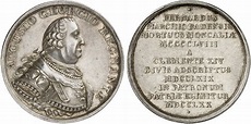 August Georg Simpert, 1761-1771. Silbermedaille 1770, Berstett 139 ...