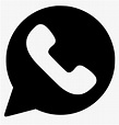 Whatsapp Logo Transparent Png - Whatsapp Logo Vector Black, Png ...