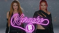 KAROL G, Shakira - TE QUEDÓ GRANDE (TQG) /KARAOKE - YouTube