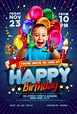 FREE 16+ Children Birthday Invitation Designs & Examples in Word | PSD ...