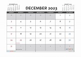 Printable December 2023 Calendar Free - 12 Templates
