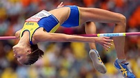 Emma Green, durante la prueba de salto de altura en el Mundial de ...