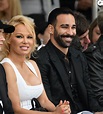 Pamela Anderson et son compagnon Adil Rami lors de la soirée Amber ...