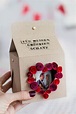 Valentinstag Geschenk selbermachen - Fotogeschenk mit Verpackung